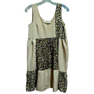 Urban Outfitters Mini Patchwork Floral Pullover Babydoll Dress Sz Sm Limited Ed